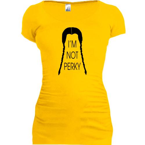 Подовжена футболка I`m not Perky